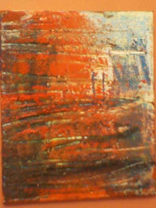 orange abstracts old and new large and small
