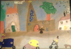 the painting from 61 slightly edited for colour saturation so you can see it