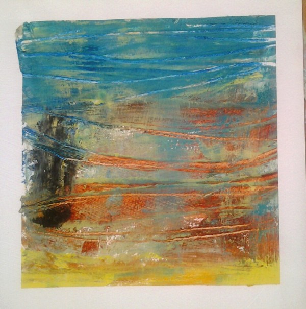 untitled oil and wax on paper